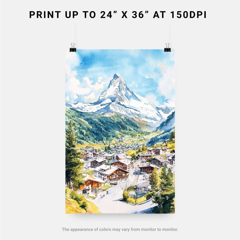 06 - Zermatt Switzerland Watercolor Art - Digital Downloads - Print Size.jpg 06 - Zermatt Switzerland Watercolor Art - Digital Downloads - Print Size.jpg