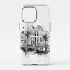 00 - Amsterdam - Pencil Drawing Art Phone Case - Main.jpg