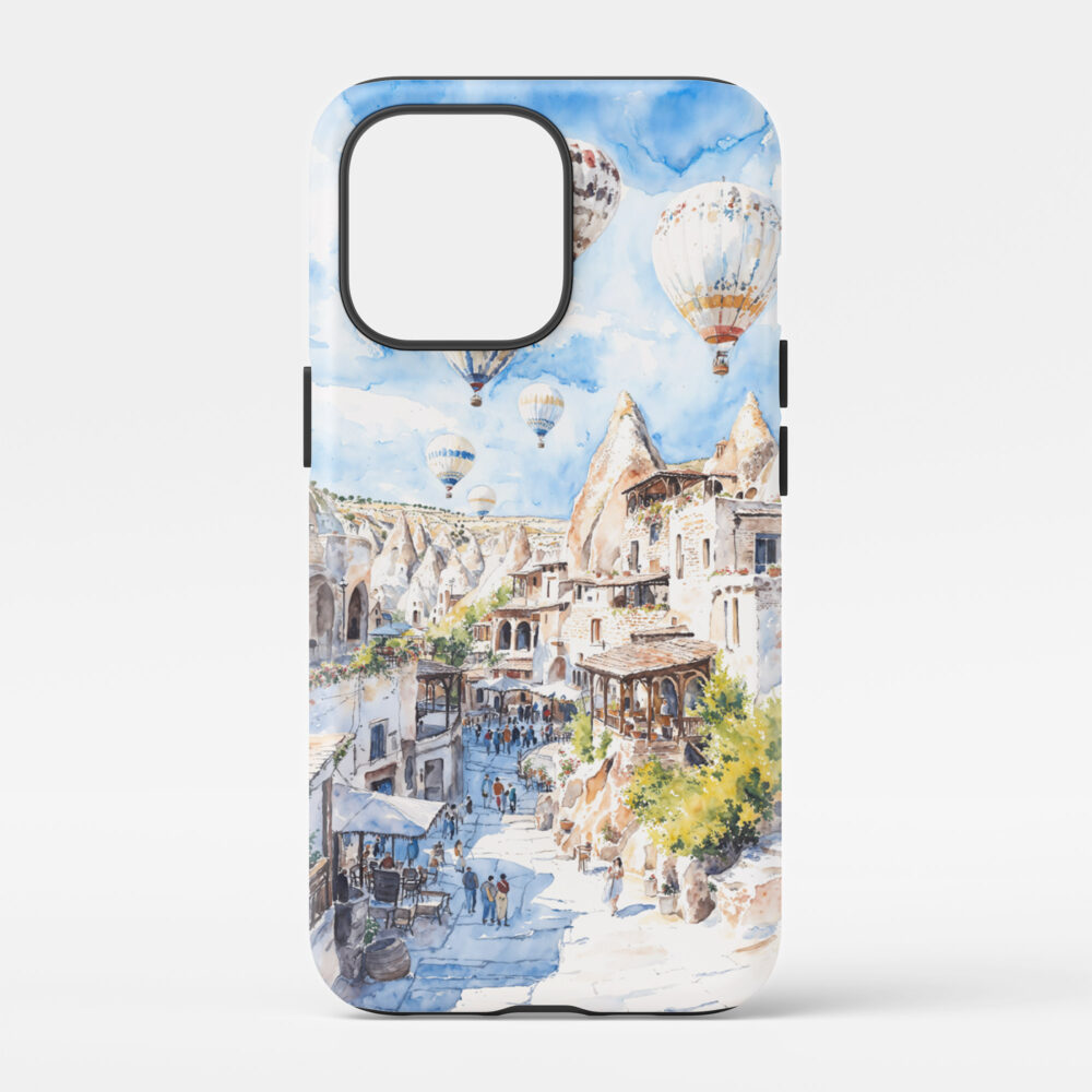 00 - Cappadocia Turkey Watercolor Art Phone Case - Main.jpg