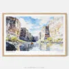 00 - Framed Big Bend National Park Watercolor - Horizontal Art Print - Main.jpg
