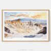 00 - Framed Death Valley National Park Watercolor - Horizontal Art Print - Main.jpg