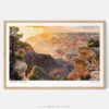 00 - Framed Grand Canyon National Park Watercolor - Horizontal Art Print - Main.jpg