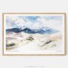 00 - Framed Great Sand Dunes National Park Watercolor - Horizontal Art Print - Main.jpg