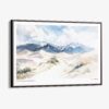 00 - Framed Great Sand Dunes National Park Watercolor - Horizontal Canvas Print - Main.jpg