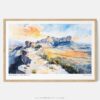00 - Framed Guadalupe Mountains National Park Watercolor - Horizontal Art Print - Main.jpg