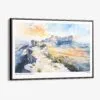 00 - Framed Guadalupe Mountains National Park Watercolor - Horizontal Canvas Print - Main.jpg