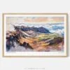 00 - Framed Haleakala National Park Watercolor - Horizontal Art Print - Main.jpg