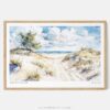 00 - Framed Indiana Dunes National Park Watercolor - Horizontal Art Print - Main.jpg