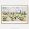 00 - Framed Napa Valley Watercolor - Horizontal Art Print - Main.jpg
