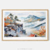 00 - Framed Shenandoah National Park Watercolor - Horizontal Art Print - Main.jpg