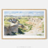 00 - Framed Theodore Roosevelt National Park Watercolor - Horizontal Art Print - Main.jpg