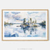 00 - Framed Voyageurs National Park Watercolor - Horizontal Art Print - Main.jpg