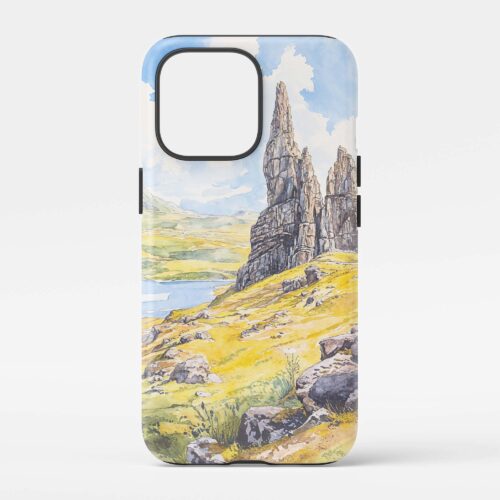 00 - Isle of Skye Watercolor Art Phone Case - Main.jpg