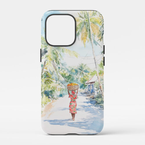 00 - Jamaica Watercolor Art Phone Case - Main.jpg