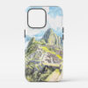 00 - Machu Picchu Watercolor Art Phone Case - Main.jpg