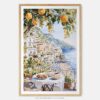 00 - Morning Coffee in Amalfi Coast Watercolor Art Print - Main - Vertical.jpg