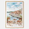 00 - Morning Coffee in Porto Watercolor Art Print - Main - Vertical.jpg