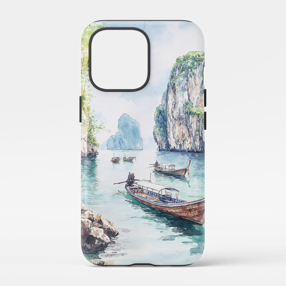 00 - Phuket Watercolor Art Phone Case - Main.jpg