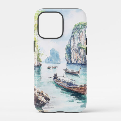 00 - Phuket Watercolor Art Phone Case - Main.jpg