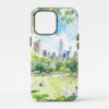 00 - Summer in New York Central Park Watercolor Art Phone Case - Main.jpg