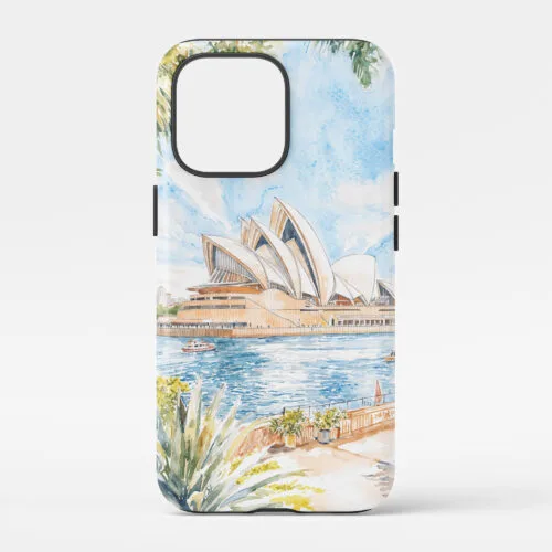 00 - Sydney Australia Watercolor Art Phone Case - Main.jpg