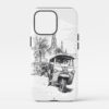 00 - Thailand - Tuk Tuk - Pencil Drawing Art Phone Case - Main.jpg