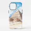00 - The Pyramids of Giza Watercolor Art Phone Case - Main.jpg