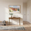 01 - A Framed Bryce Canyon National Park Watercolor - Horizontal Art Print hanging in Hallway.jpg