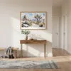 01 - A Framed Joshua Tree National Park Watercolor - Horizontal Art Print hanging in Hallway.jpg