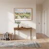 01 - A Framed Napa Valley Watercolor - Horizontal Art Print hanging in Hallway.jpg