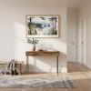 01 - A Framed Olympic National Park Watercolor - Horizontal Art Print hanging in Hallway.jpg