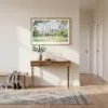 01 - A Framed Picnic in Central Park New York Watercolor Art - Horizontal Art Print hanging in Hallway - Horizontal.jpg