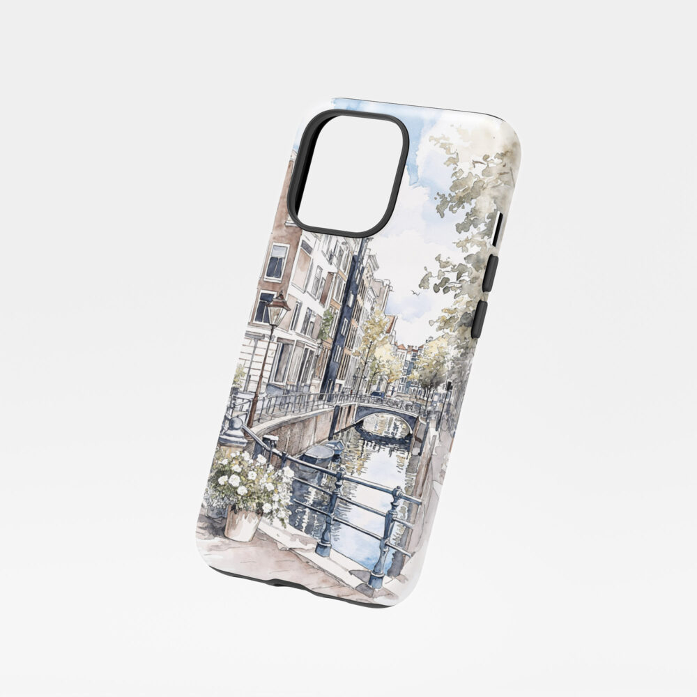 01 - Amsterdam - Grachtengordel - Watercolor Art Phone Case - Floating.jpg 01 - Amsterdam - Grachtengordel - Watercolor Art Phone Case - Floating.jpg