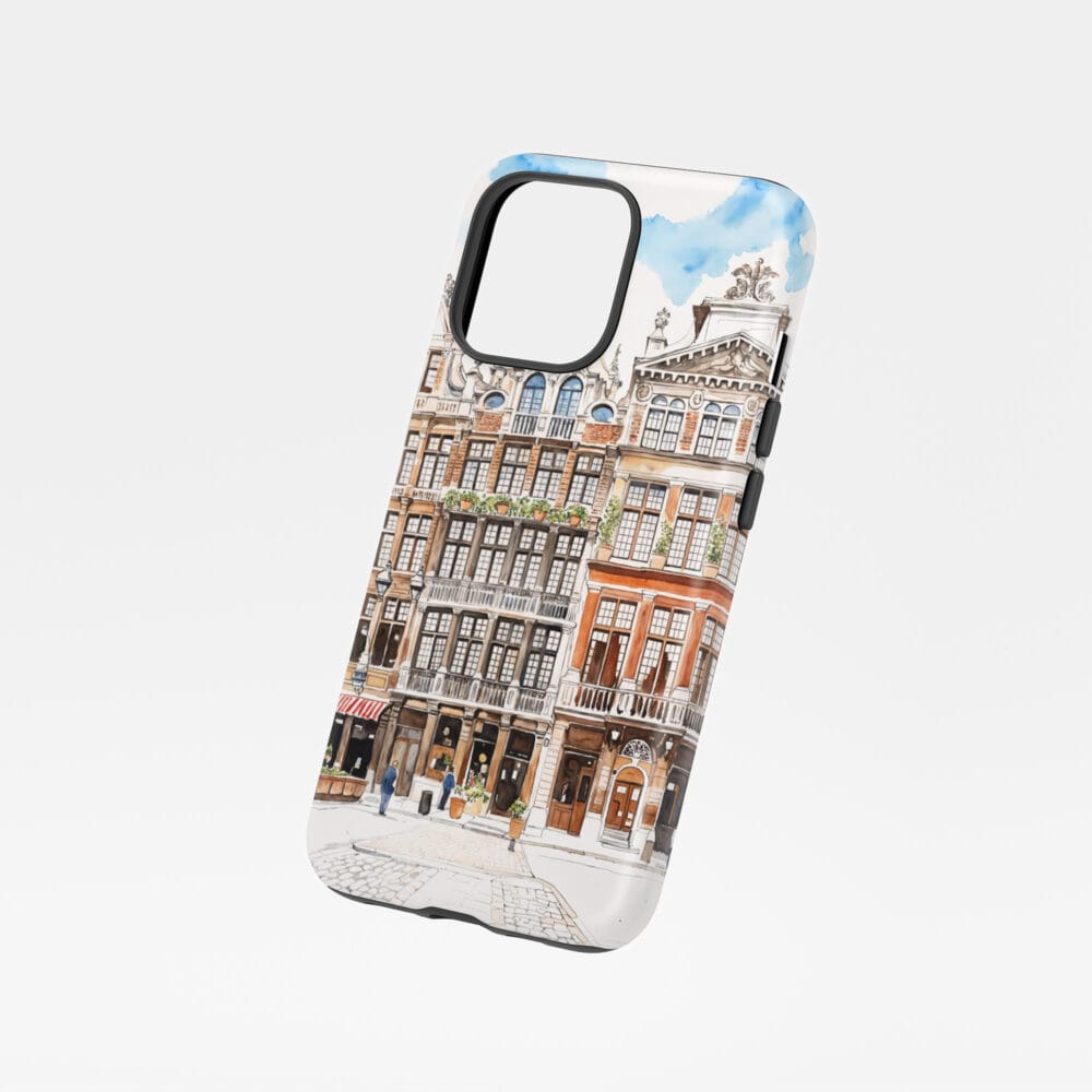 01 - Brussels Watercolor Art Phone Case - Floating.jpg 01 - Brussels Watercolor Art Phone Case - Floating.jpg