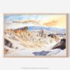 01 - Death Valley National Park Watercolor - Horizontal Art - Digital Download - Main.jpg