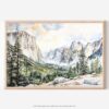 01 - El Capitan Watercolor - Horizontal Art - Digital Download - Main.jpg