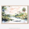 01 - Everglades National Park Watercolor - Horizontal Art - Digital Download - Main.jpg