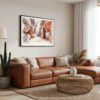 01 - Framed Antelope Canyon National Park Watercolor - Horizontal Canvas Print - Boho Living Room.jpg