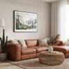 01 - Framed El Capitan Watercolor - Horizontal Canvas Print - Boho Living Room.jpg