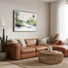 01 - Framed Everglades National Park Watercolor - Horizontal Canvas Print - Boho Living Room.jpg