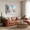 01 - Framed Tokyo Tower Watercolor Art - Horizontal Canvas Print - Boho Living Room.jpg