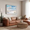 01 - Framed White Sands National Park Watercolor - Horizontal Canvas Print - Boho Living Room.jpg
