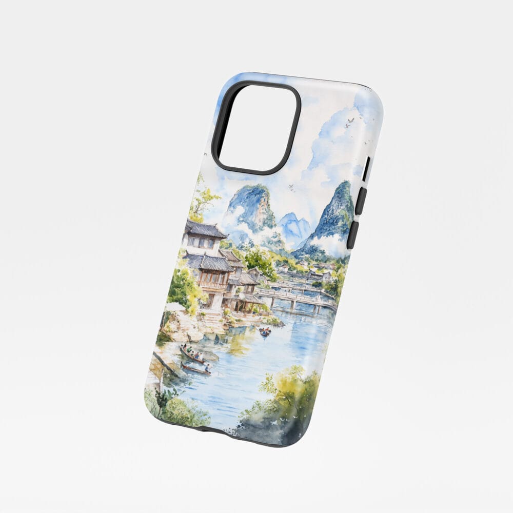01 - Guilin China Watercolor Art Phone Case - Floating.jpg 01 - Guilin China Watercolor Art Phone Case - Floating.jpg