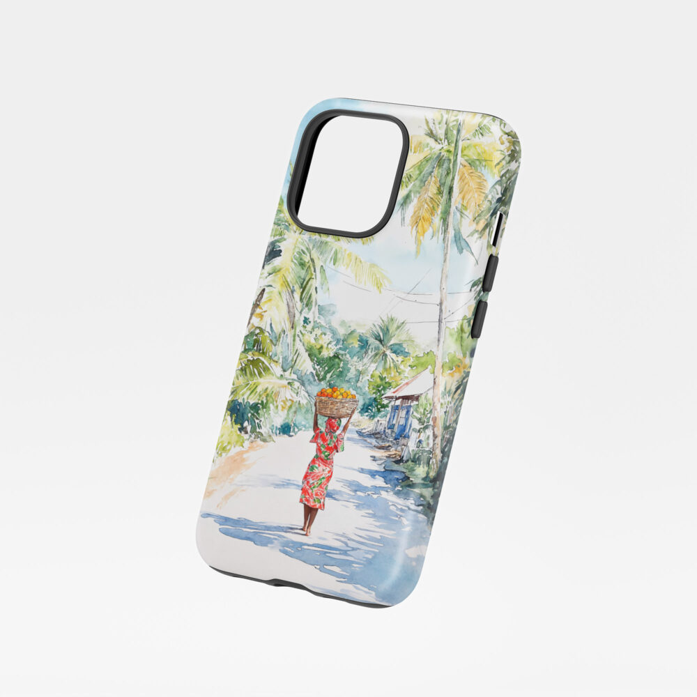 01 - Jamaica Watercolor Art Phone Case - Floating.jpg 01 - Jamaica Watercolor Art Phone Case - Floating.jpg