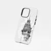 01 - London Big Ben Clock Tower Pencil Drawing Phone Case - Floating.jpg