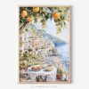 01 - Morning Coffee in Amalfi Coast Watercolor Art - Digital Download - Main.jpg