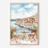 01 - Morning Coffee in Porto Watercolor Art - Digital Download - Main.jpg