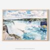 01 - Niagara Falls Watercolor - Horizontal Art - Digital Download - Main.jpg