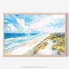 01 - Outer Banks NC Watercolor - Horizontal Art - Digital Download - Main.jpg