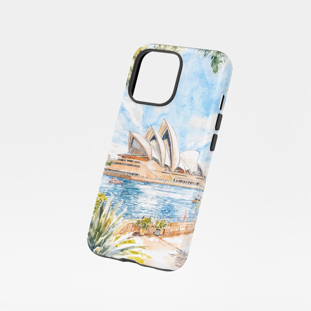 01 - Sydney Australia Watercolor Art Phone Case - Floating.jpg 01 - Sydney Australia Watercolor Art Phone Case - Floating.jpg
